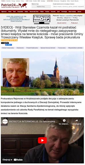 RUTKOWSKI: Nowa Wójt w Trzeszczanach! Koniec rządów skazanego Stanisława Cz. i uznanego winnym przestępstwa tymczasowego zarządcy Pawła L. Koniec prześladowania prawdomównego robotnika Wiesława Księżuka i seniorów!