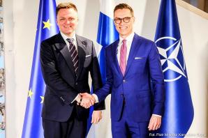 [VIDEO] Marszałek Sejmu Szymon Hołownia o bezpieczeństwie w Finlandii
