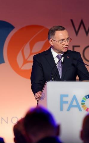 [VIDEO] Rzym. World Food Forum z udziałem Prezydenta RP
