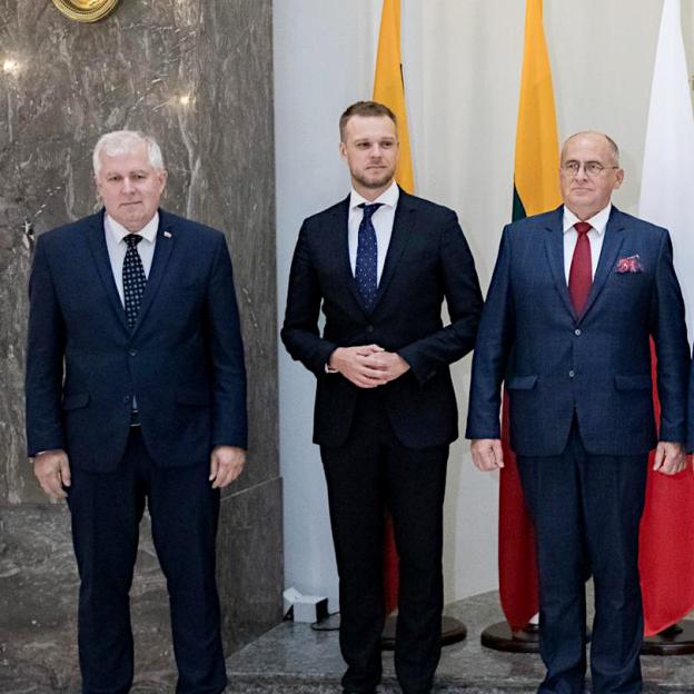 Minister Rau z wizytą na Łotwie. Wspólna konferencja prasowej ze swoimi odpowiednikami z Polski, Litwy, Łotwy i Estonii