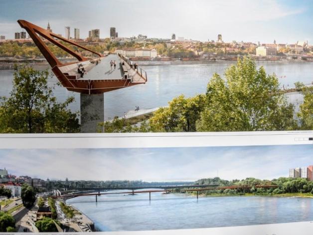 Pierwszy pieszo-rowerowy most przez Wisłę - wybrany