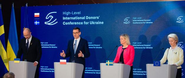 [VIDEO] Konferencja darczyńców w Warszawie – ponad 6,3 mld euro na pomoc dla Ukrainy