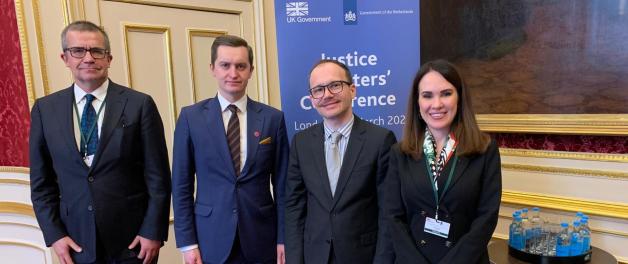 Wsparcie działań Międzynarodowego Trybunału Karnego w sprawie Ukrainy - konferencja Ministrów Sprawiedliwości z udziałem wiceministra Kalety